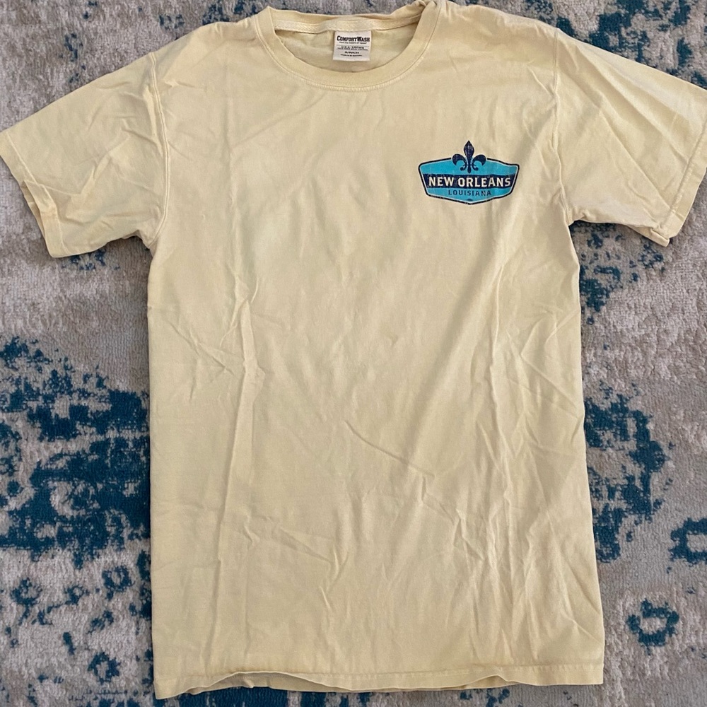 Yellow New Orleans graphic tee